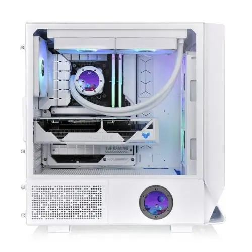 Комбо кутия и охладител Thermaltake Ceres 350 White + Thermaltake TH360 V2 Ultra EX ARGB Sync CPU Liquid Cooler Snow Edition