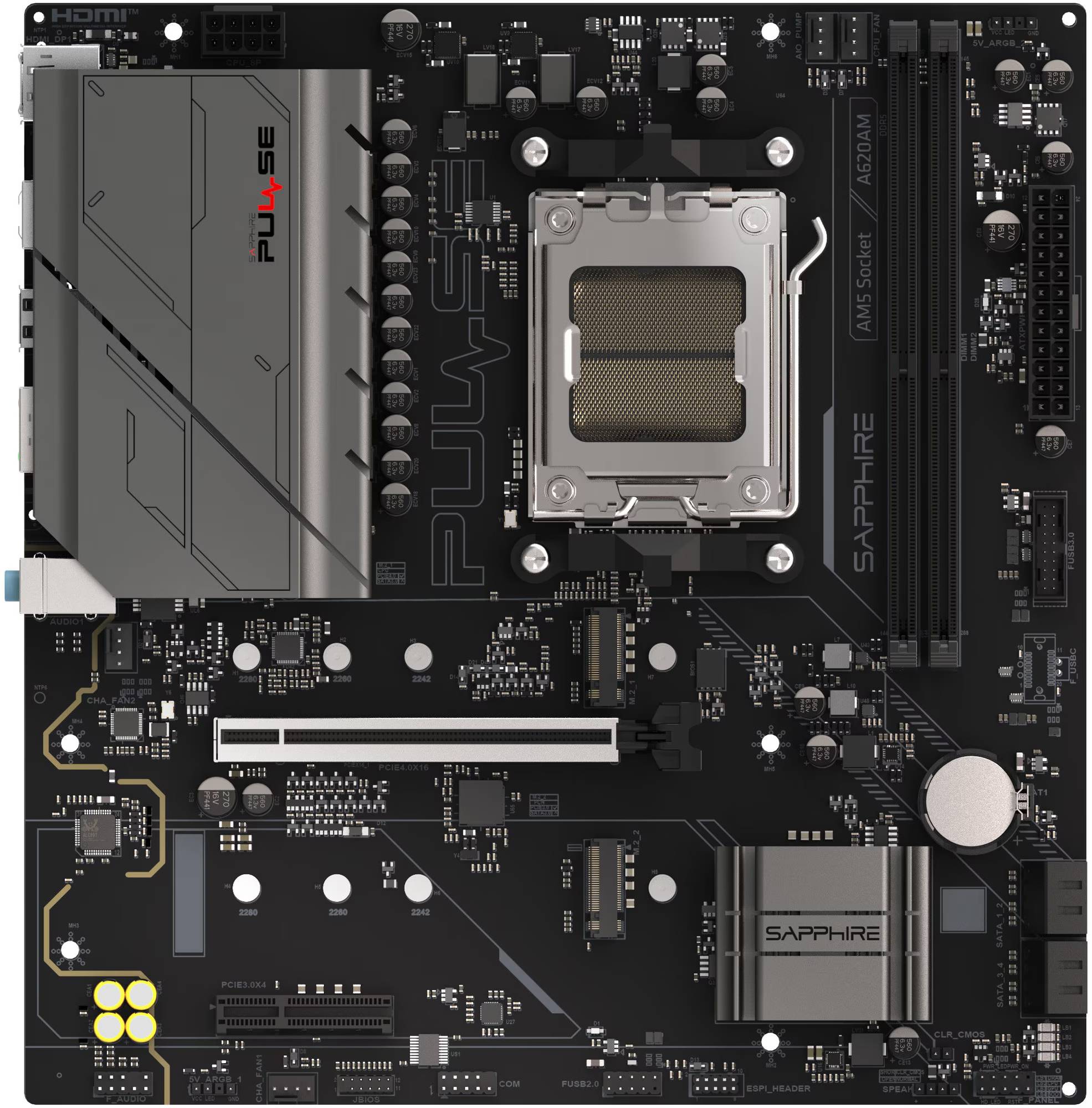 Дънна платка SAPPHIRE PULSE A620AM АМ5 - 52118-03-40G