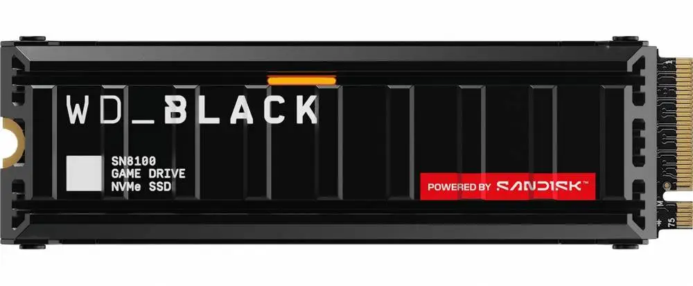 Диск SSD WD Black SN8100 1TB M.2 2280 NVMe PCIe 5.0x4 Heatsink - WDS100T1XHM-00CMT0