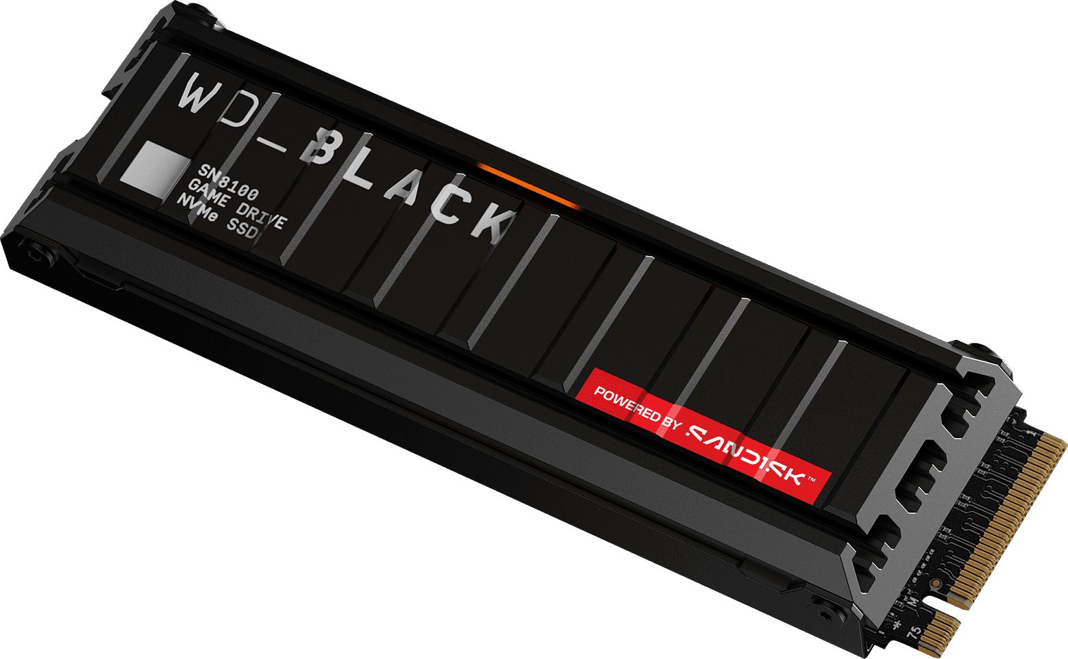 Диск SSD WD Black SN8100 2TB M.2 2280 NVMe PCIe 5.0x4 Heatsink - WDS200T1XHM-00CMT0