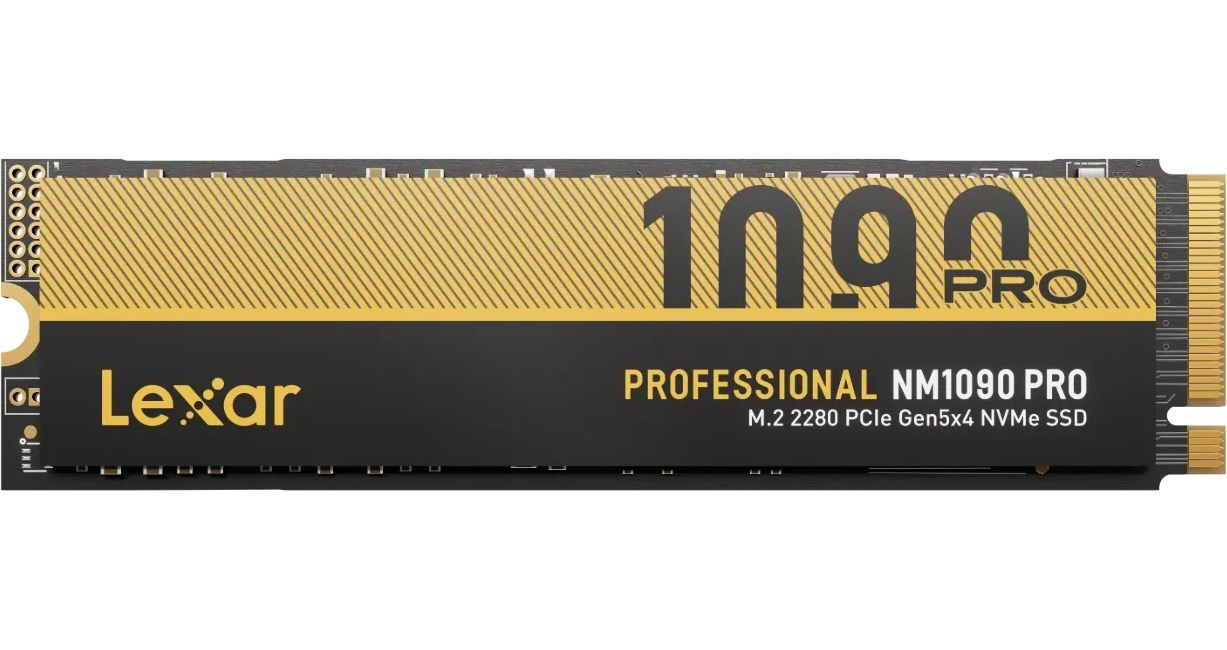 SSD Disk Lexar NM1090 Pro 2TB M.2 2280 NVMe PCIe Gen5x4 - LNM109P002T-RNNNG