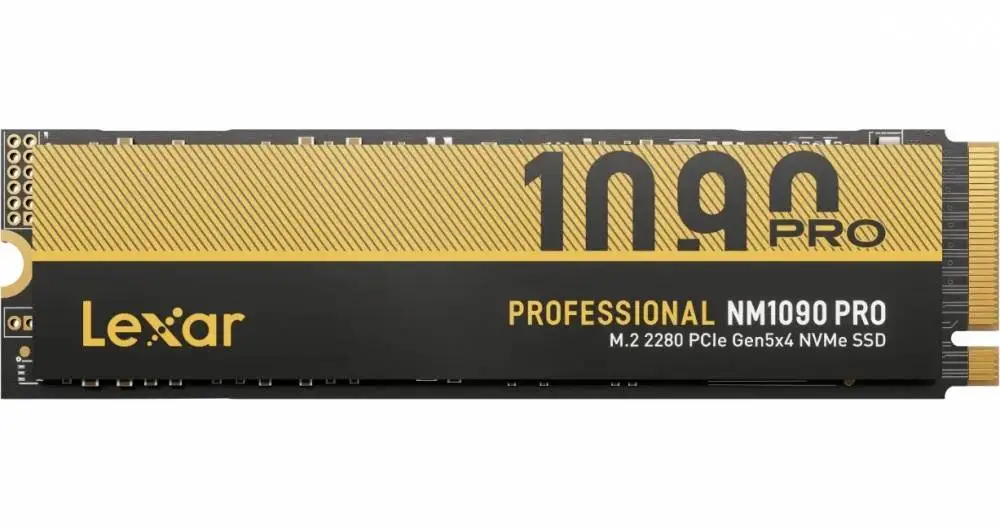 SSD Диск Lexar NM1090 Pro 1TB M.2 2280 NVMe PCIe Gen5x4 - LNM109P001T-RNNNG
