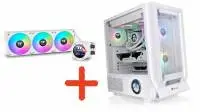 Комбо охладител с кутия Thermaltake TH360 V2 Ultra EX ARGB Sync CPU Liquid Cooler Snow Edition + Thermaltake Ceres 350 White