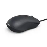 Оптична мишка HAMA CM-200, 4 бутонна, безшумна, с кабел, черна