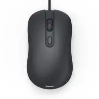 Оптична мишка HAMA CM-200, 4 бутонна, безшумна, с кабел, черна