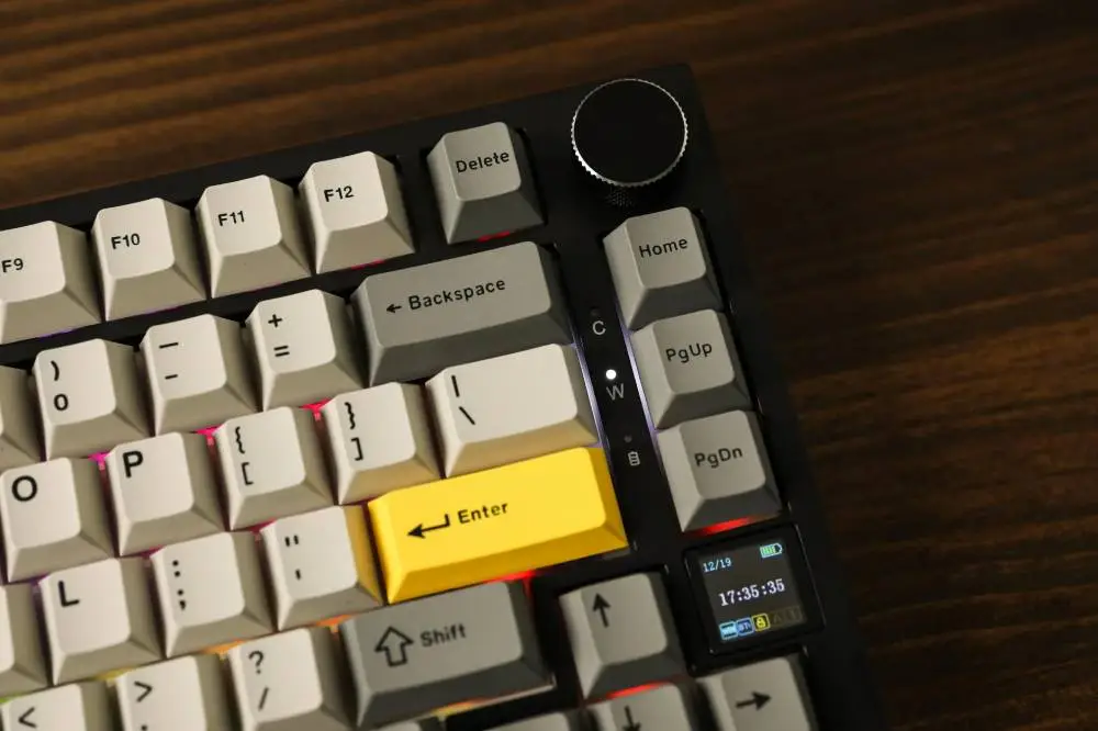 Ajazz геймърска механична клавиатура Wireless Gaming Mechanical Keyboard AK820 PRO - Flying Fish [Linear] (English US), Black, Gray