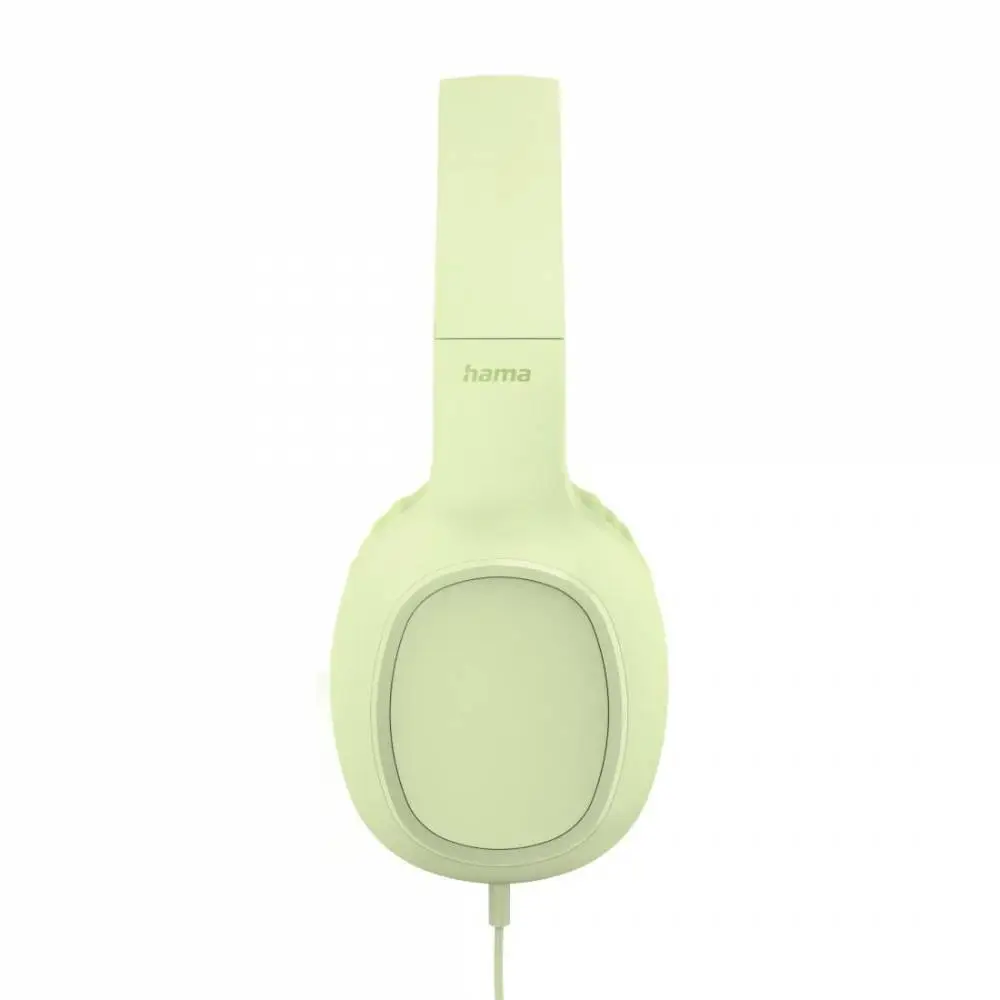 HAMA Слушалки с микрофон "Fun C", USB-C, водач за кабел от едната страна, зелени