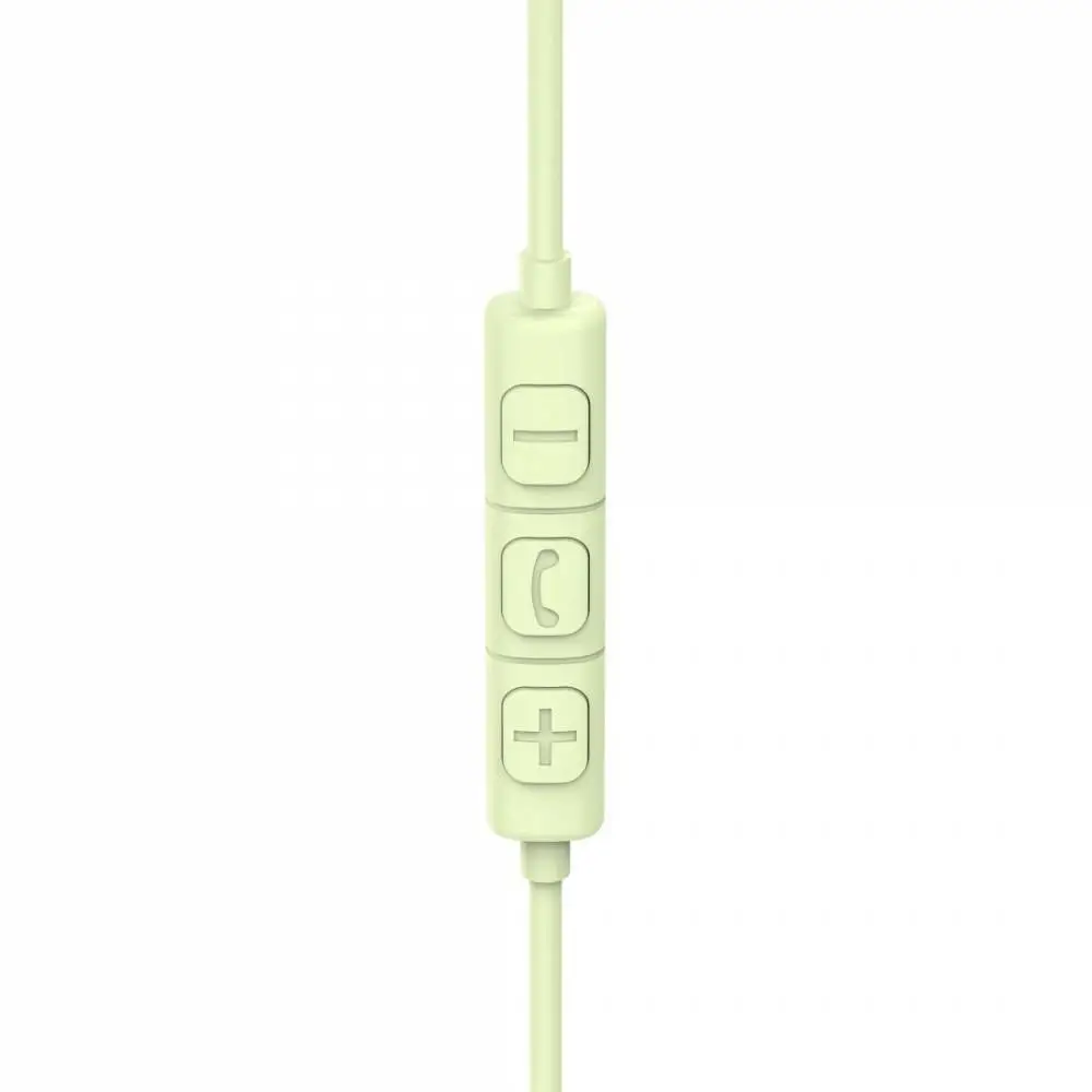 HAMA Слушалки с микрофон "Fun C", USB-C, водач за кабел от едната страна, зелени