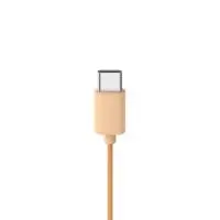 HAMA Слушалки с микрофон "Fun C", USB-C, водач за кабел от едната страна, Оранжев