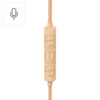 HAMA Слушалки с микрофон "Fun C", USB-C, водач за кабел от едната страна, Оранжев