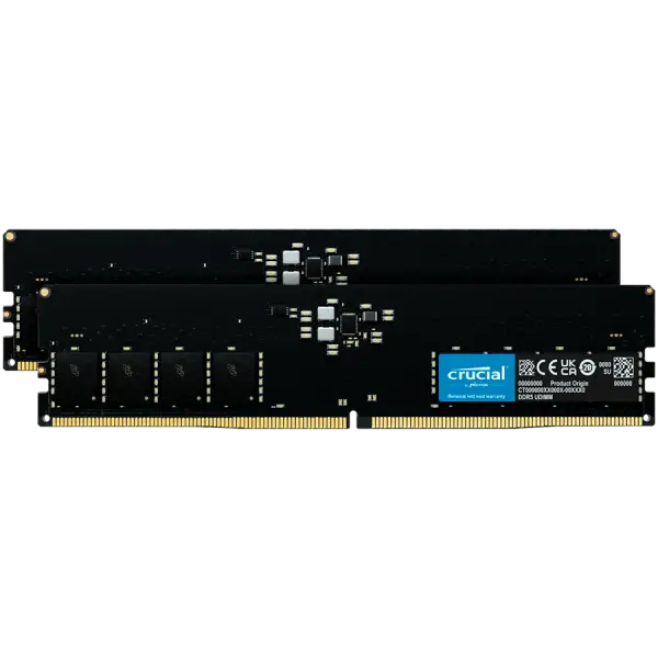 Памет Crucial 32GB (2x16GB) DDR5-5600 UDIMM CL46 (16Gbit) - CT2K16G56C46U5