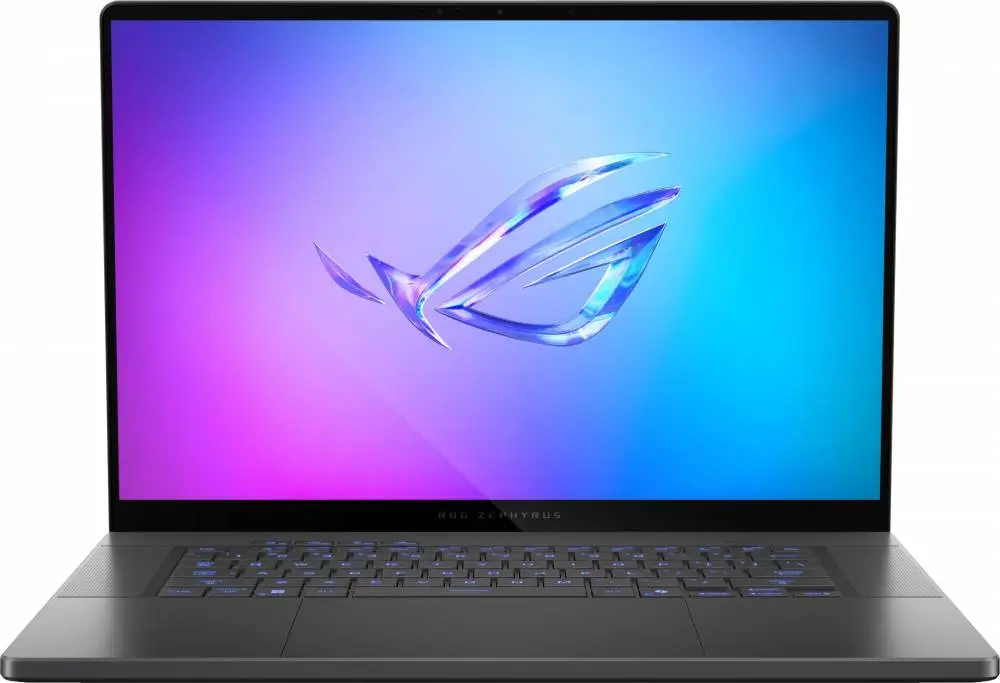 Лаптоп ASUS ROG Zephyrus G16 2025 GU605CR-QR109W - 16" OLED 240Hz, WQXGA, Intel Core Ultra 9 285H, 32GB LPDDR5X, 2TB SSD, RTX 5070TI 12GB GDDR7