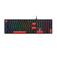 Геймърска механична клавиатура A4tech Bloody S520N Fire Black - BLMS Red Plus Switch