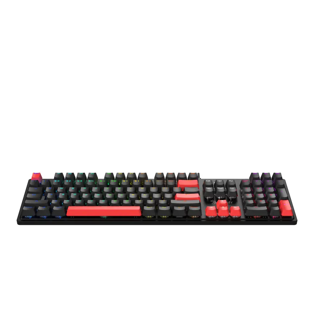 Геймърска механична клавиатура A4tech Bloody S520N Fire Black - BLMS Red Plus Switch