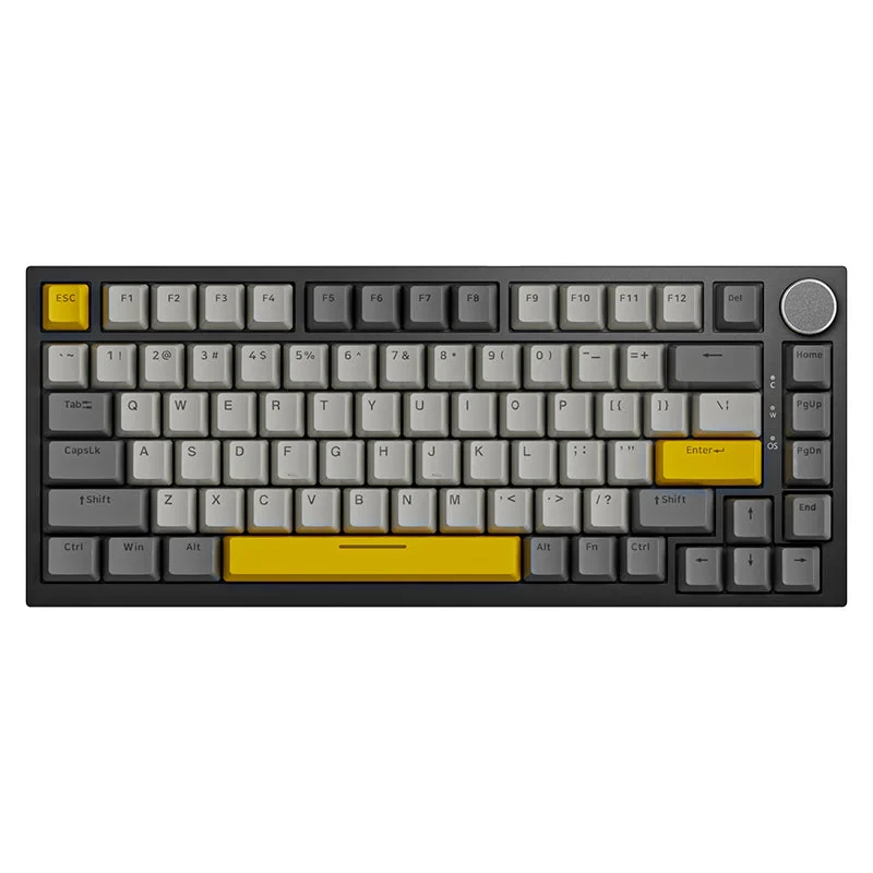 Ajazz геймърска механична клавиатура Gaming Mechanical Keyboard AK820 - Moon Switches [Linear] (English US), Black, Gray, RGB