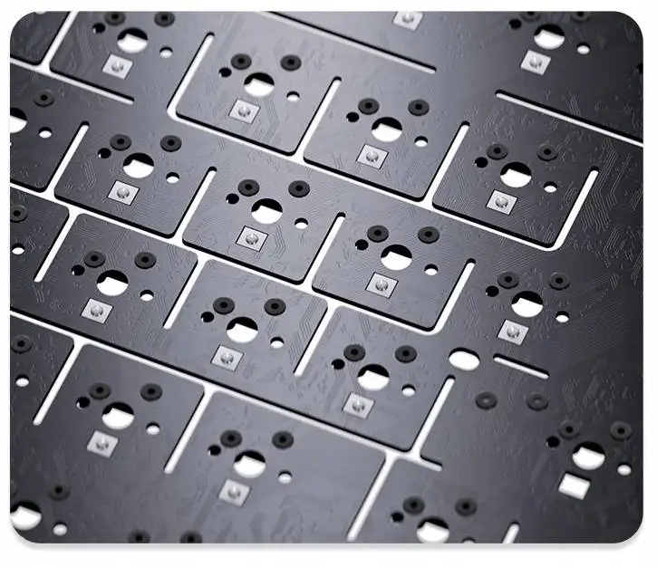 Ajazz геймърска механична клавиатура Gaming Mechanical Keyboard AK820 - Red Switches [Linear] (English US), Black, White Backlight