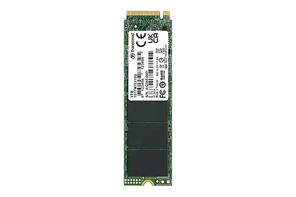 Диск SSD Transcend 1TB, M.2 2280, PCIe Gen3x4, M-Key, QLC, DRAM-less - TS1TMTE110Q