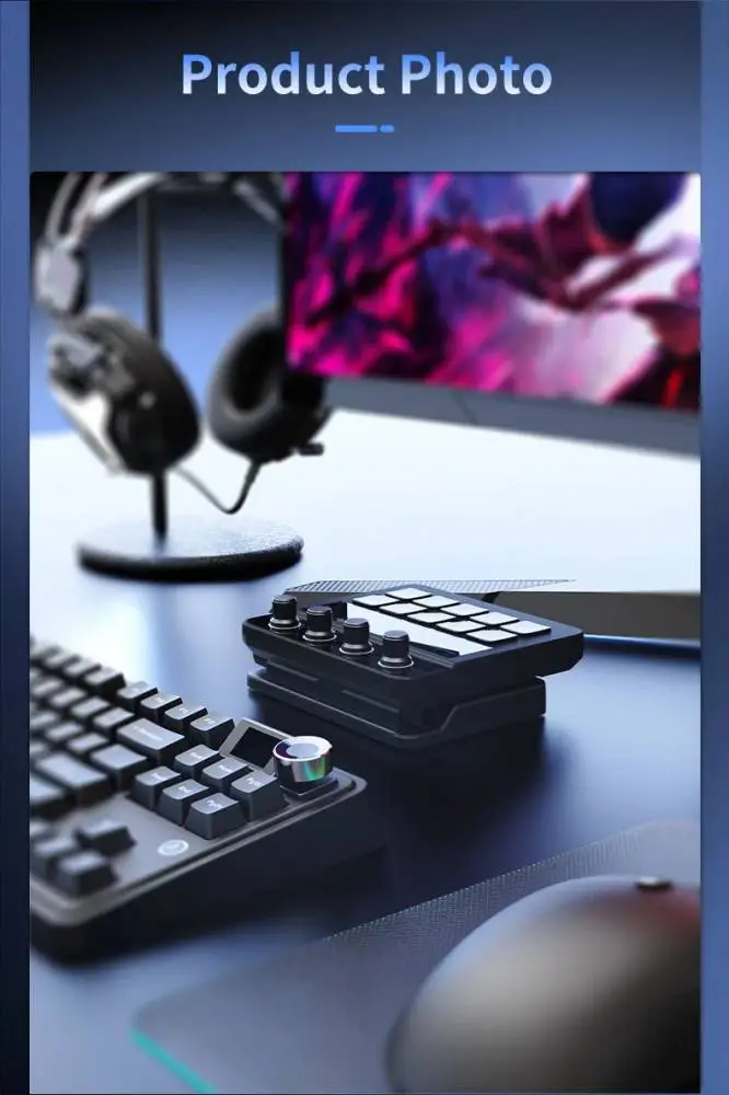 Ajazz стрийминг хъб/дек Streaming HUB AKP05E PRO Black