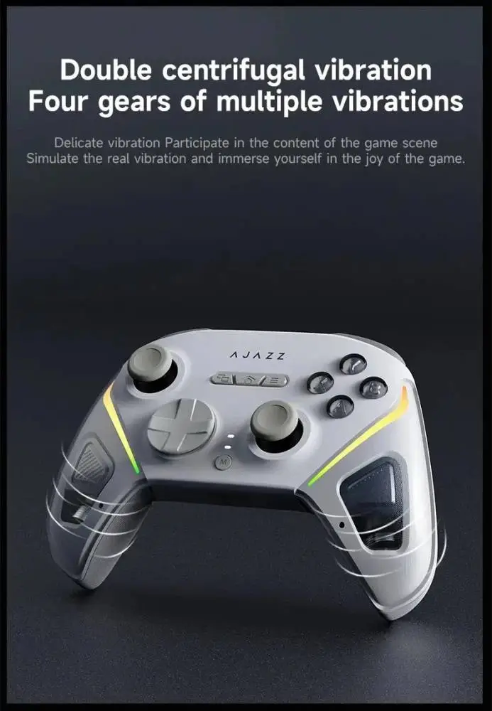 Ajazz геймпад Gamepad Set GP100 - Wireless, Bluetooth, 1000Hz - Black