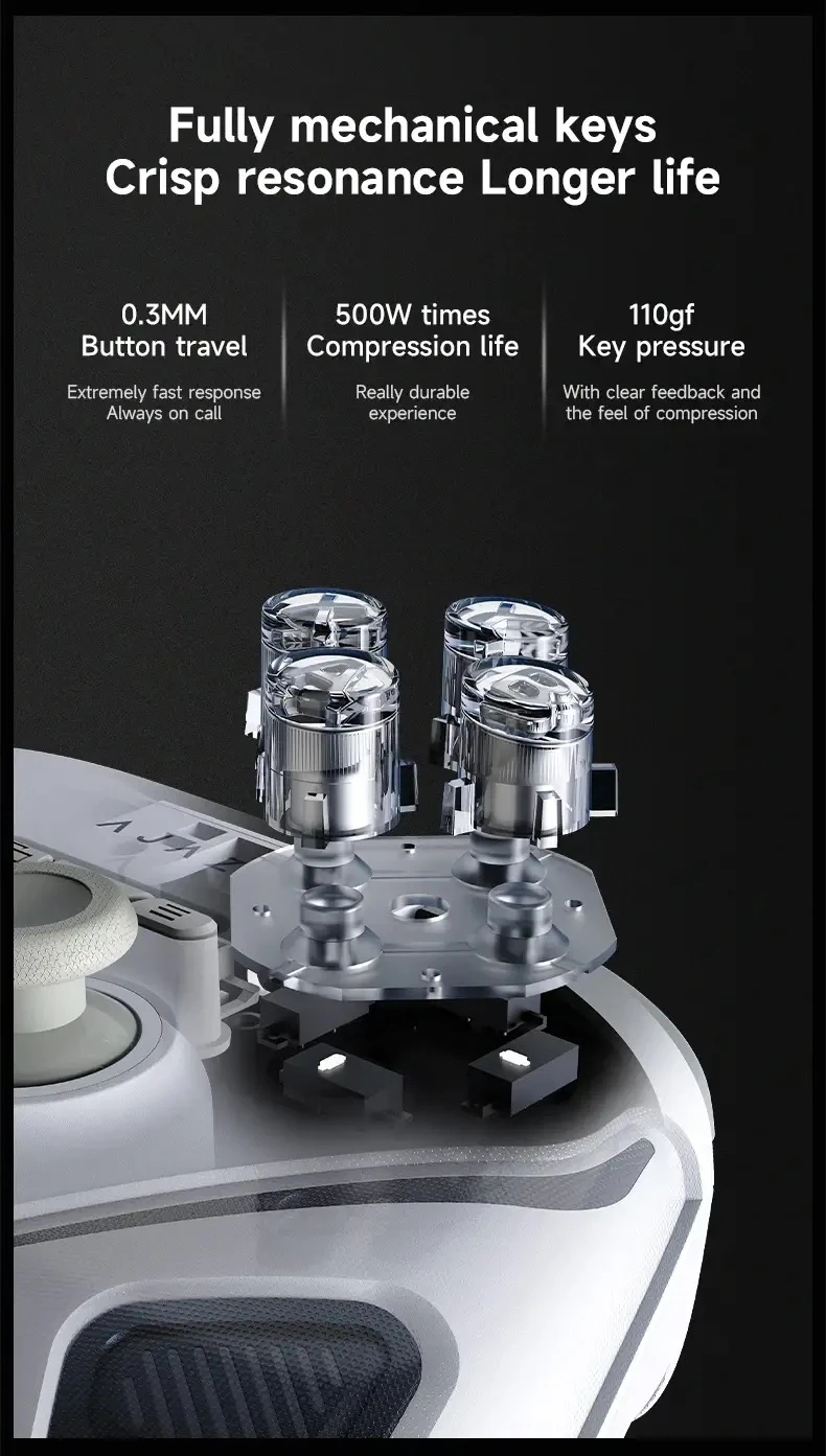 Ajazz геймпад Gamepad Set GP100 - Wireless, Bluetooth, 1000Hz - Black