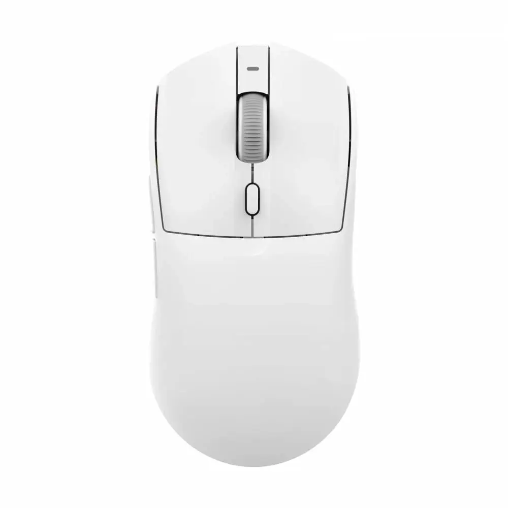Ajazz професионална геймърска мишка AJ139 V2 MC - Wireless Gaming Mouse - 1K, Magnetic Charging Dock, White