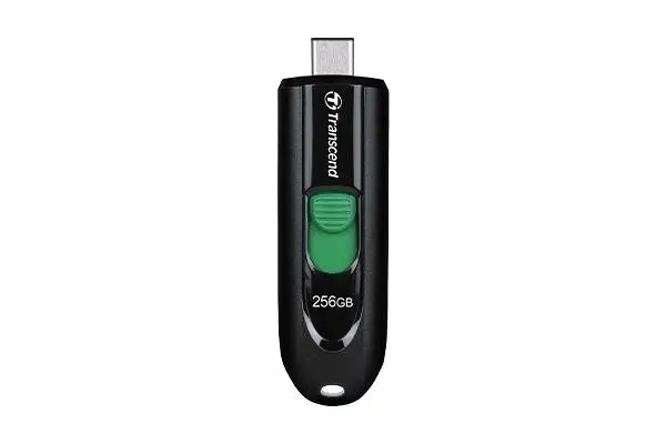 Памет Transcend 256GB, USB3.2, Pen Drive, Type-C, Capless, Black - TS256GJF790C
