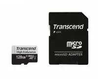 Памет Transcend 128GB micro SD w/ adapter U1, High Endurance - TS128GUSD350V