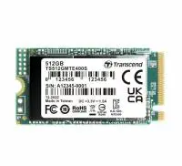 Диск SSD Transcend 512GB, M.2 2242, PCIe Gen3x4, NVMe, 3D TLC, DRAM-less - TS512GMTE400S
