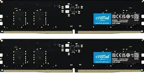Памет Crucial 16GB (2x8GB) DDR5-5600 UDIMM CL46 (16Gbit) - CT2K8G56C46U5