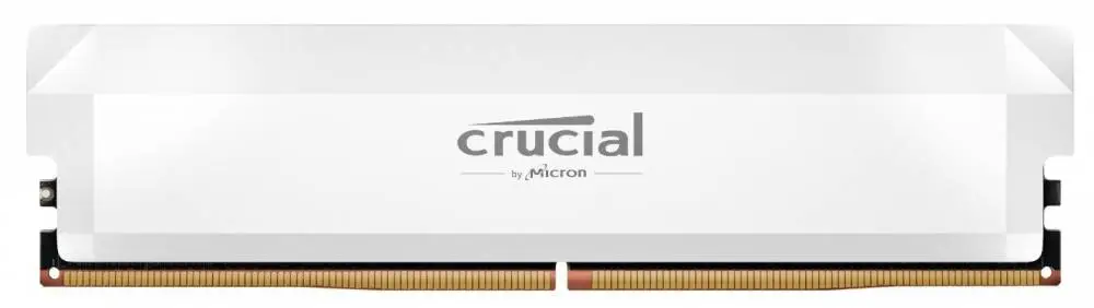 Памет Crucial Pro OC 16GB DDR5-6400 UDIMM CL38 White - CP16G64C38U5W