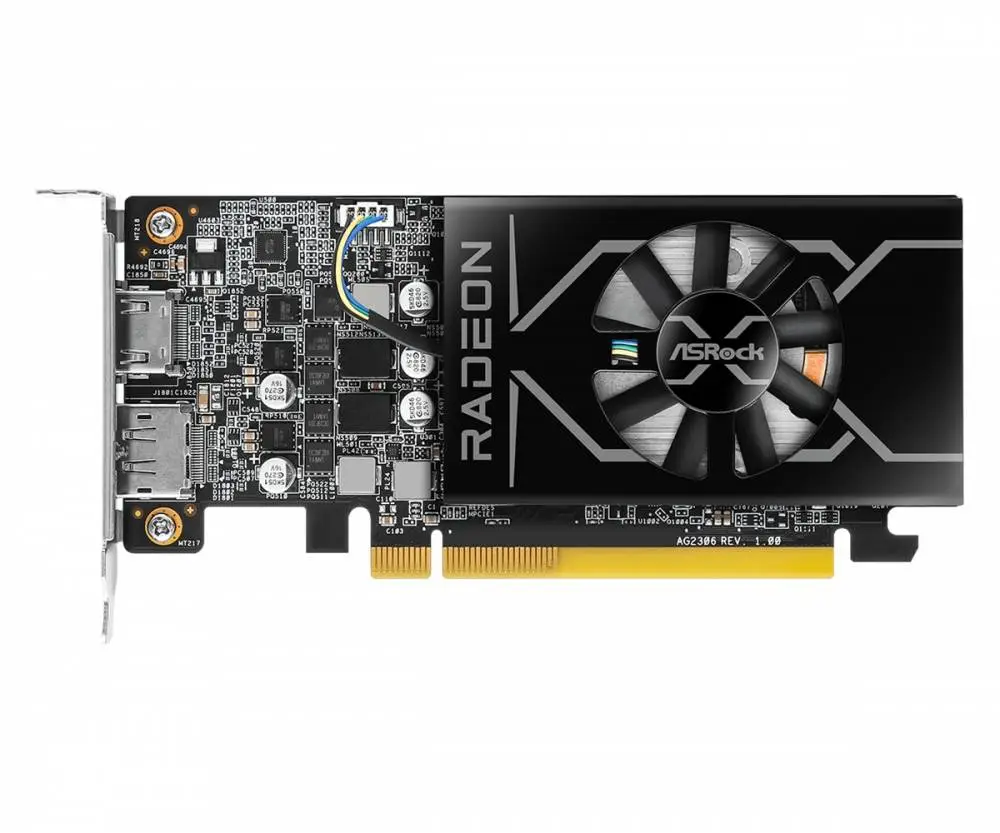 Видео карта Asrock AMD Radeon RX 6400 Low Profile 4GB