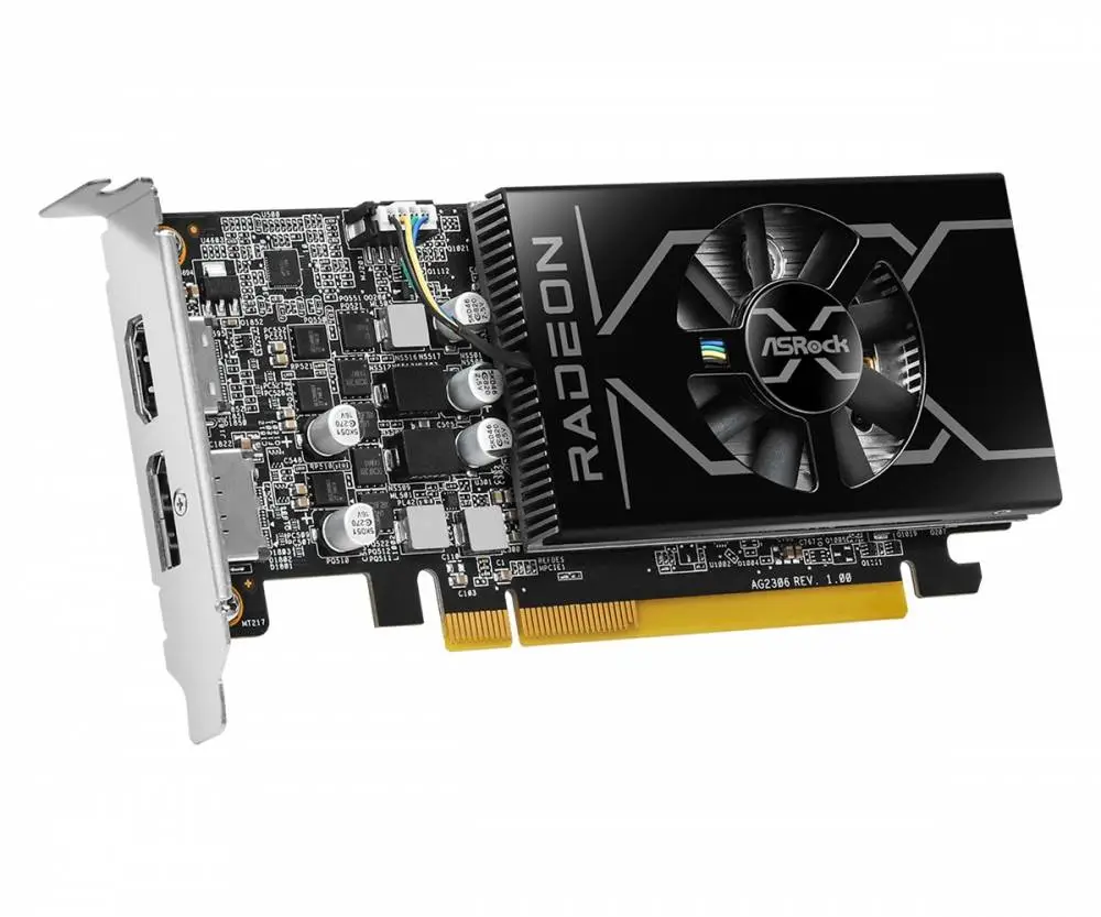 Видео карта Asrock AMD Radeon RX 6400 Low Profile 4GB