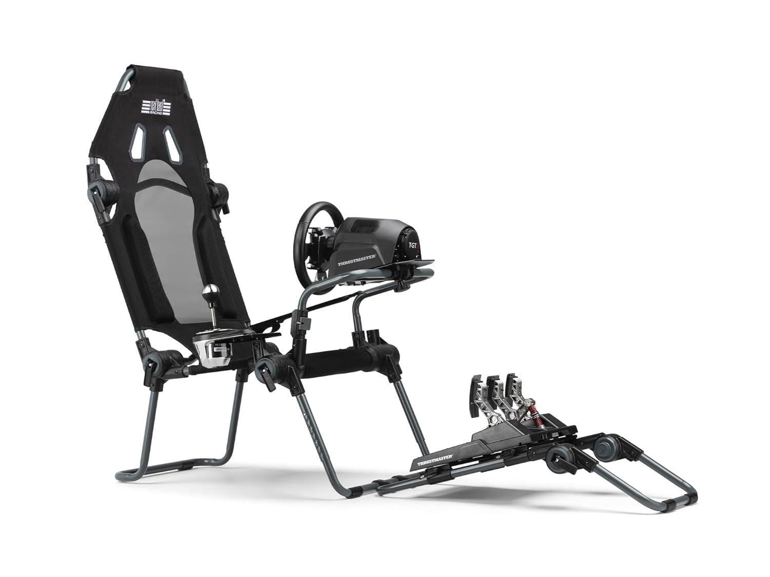 Next Level F-GT Lite Foldable Formula and GT Cockpit Gaming Chair - Grey