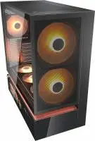 Кутия COUGAR CFV235 Mesh Vision Mid Tower Black Case, LCD Display - CGR-2DA4B-MV