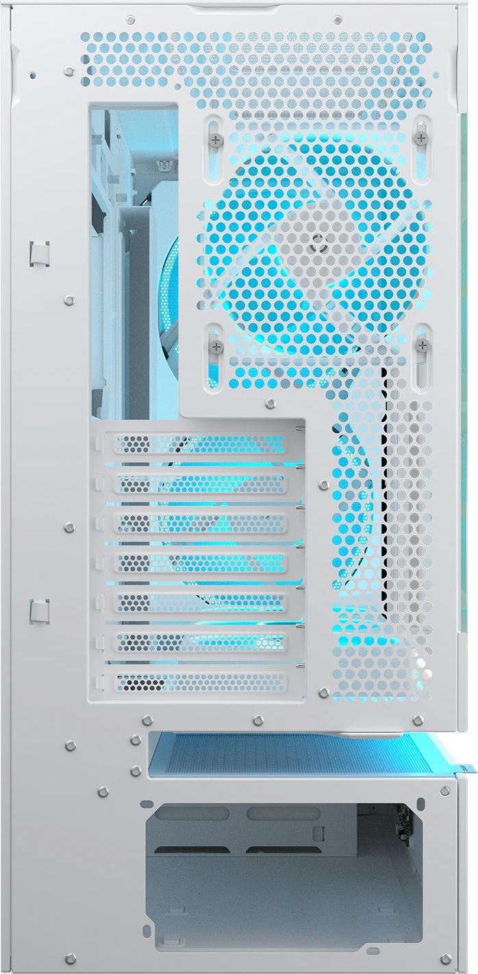 Кутия COUGAR CFV235 Mesh Vision Mid Tower Black Case, LCD DIsplay - CGR-2DA4W-MV