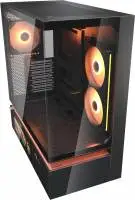 Кутия COUGAR CFV235 Vision Mid Tower Black Case, LCD Display - CGR-2DA4B-V