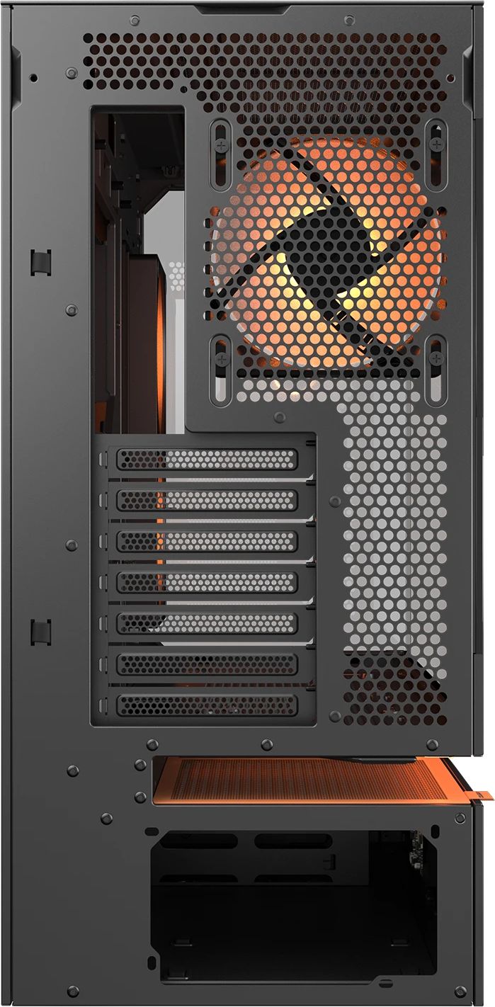 Кутия COUGAR CFV235 Vision Mid Tower Black Case, LCD Display - CGR-2DA4B-V