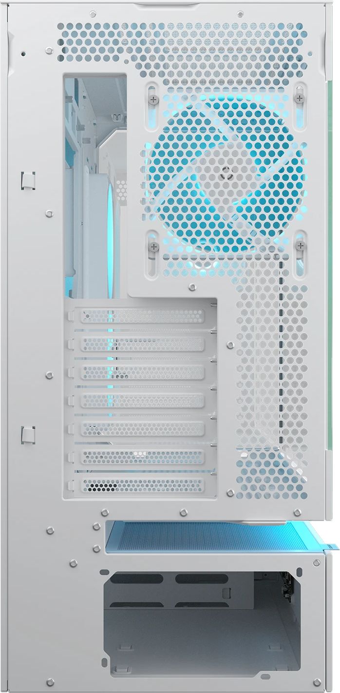 Кутия COUGAR CFV235 Vision Mid Tower White Case, LCD Display - CGR-2DA4W-V