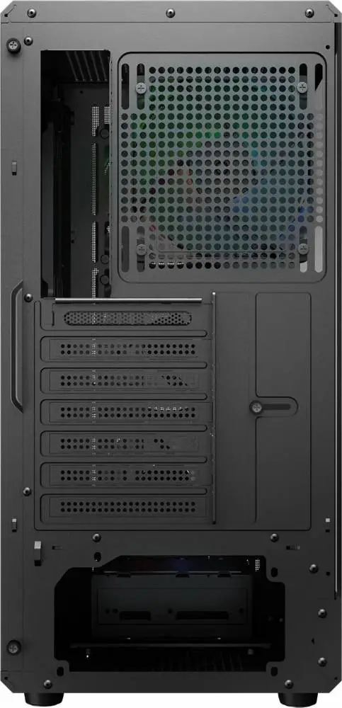 Кутия COUGAR AIRFACE PURE RGB Mid Tower Black Case - CGR-2GA5B-RGB