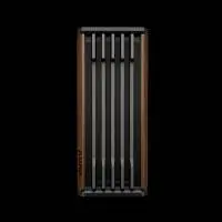 Кутия Gamdias AURA GC11 Wood Black, USB-C, Case ATX
