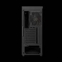 Кутия Gamdias AURA GC11 Wood Black, USB-C, Case ATX