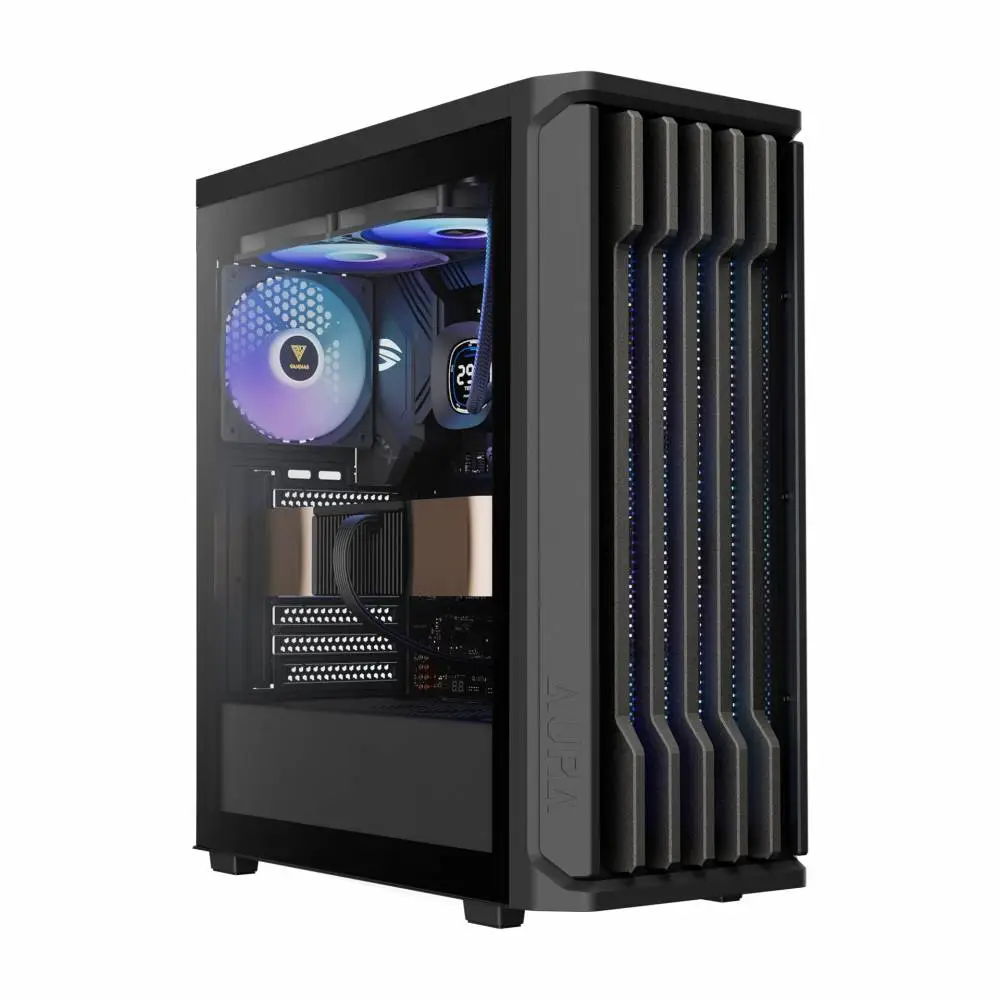 Кутия Gamdias AURA GC11 ARGB Black, USB-C, Case ATX