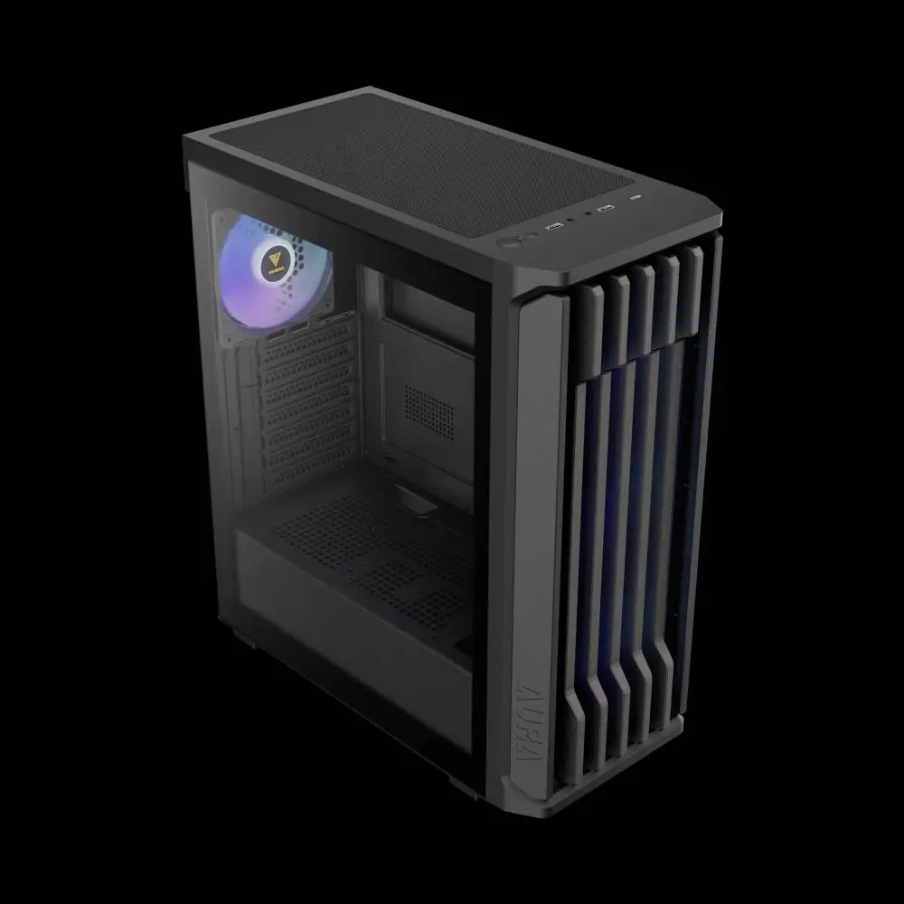 Кутия Gamdias AURA GC11 ARGB Black, USB-C, Case ATX