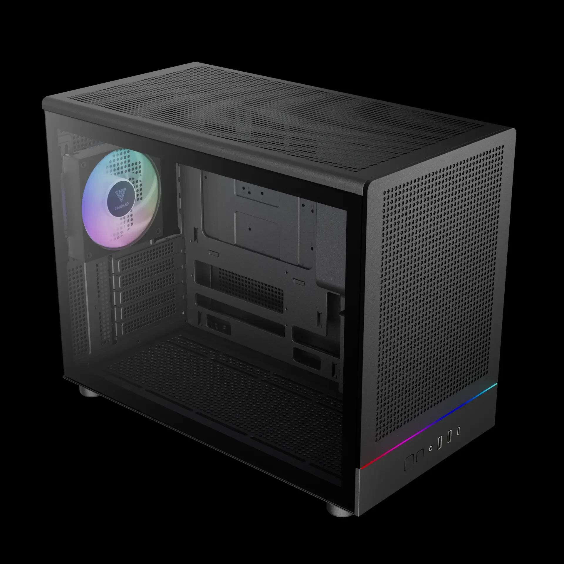 Кутия Gamdias ATHENA M4M A-RGB, USB-C, Case mATX