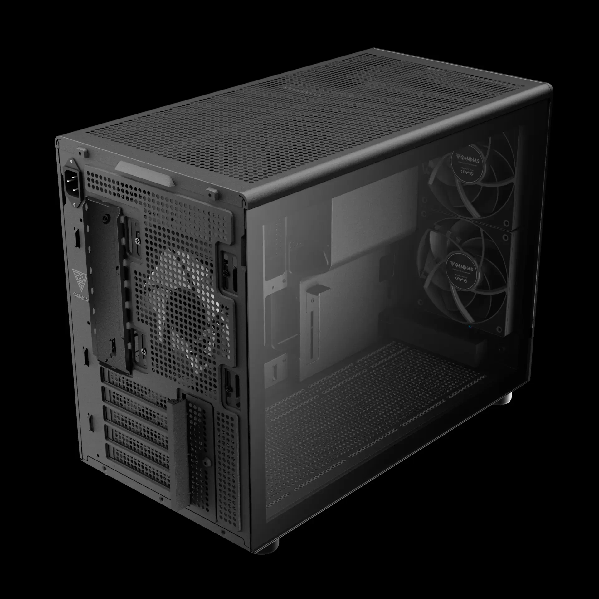 Кутия Gamdias ATHENA M4M A-RGB, USB-C, Case mATX