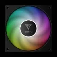 Вентилатори Gamdias NOTUS M1-1203 ARGB, Fan Pack 3-in-1 3x120mm, Swappable Fan Blades (Reverse Fan Blades Included), A-RGB