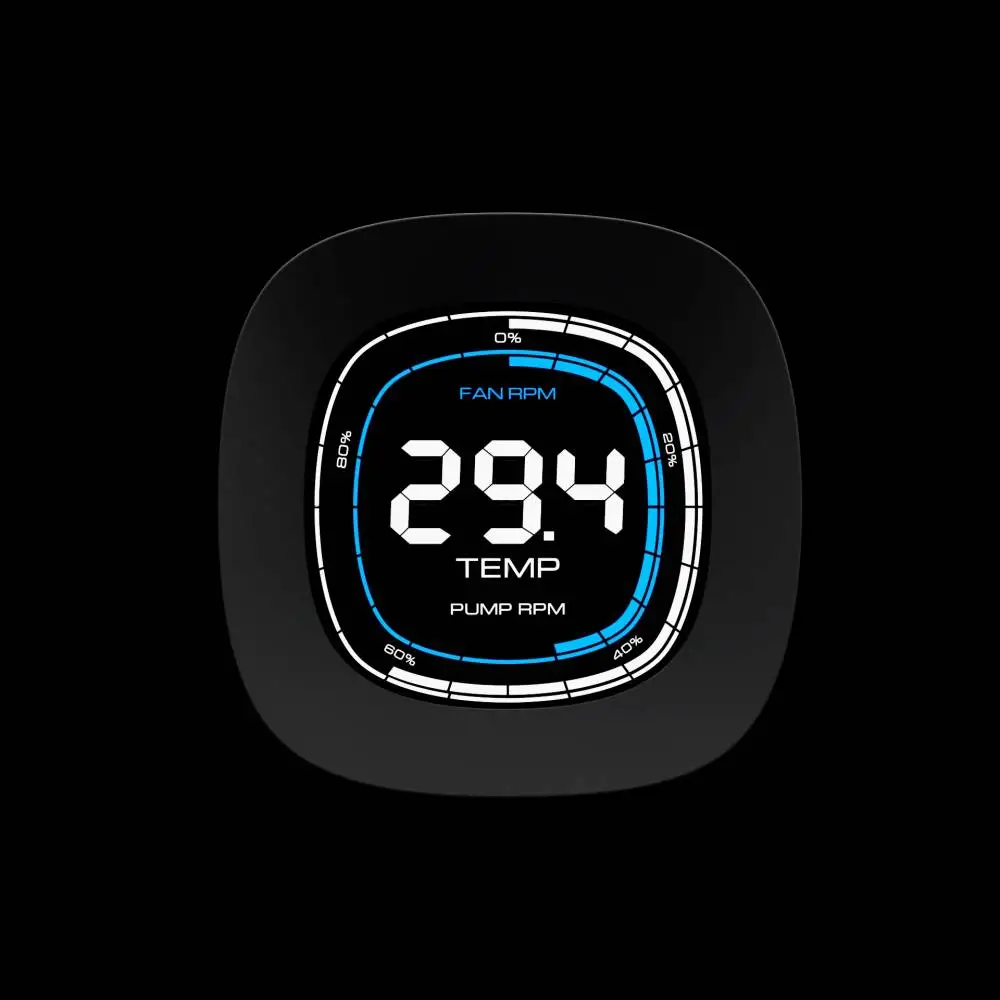 Водно охлаждане Gamdias AURA GL360 DIGITAL, Digital Display, aRGB, Water Cooling 360mm