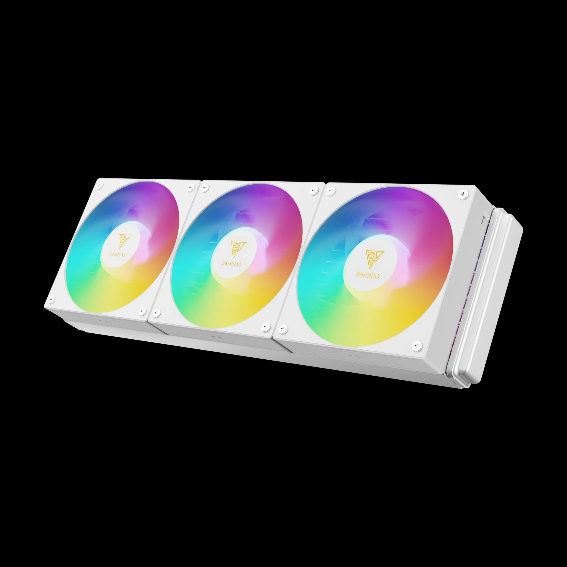Водно охлаждане Gamdias AURA GL360 v2 WH aRGB Water Cooling 360mm