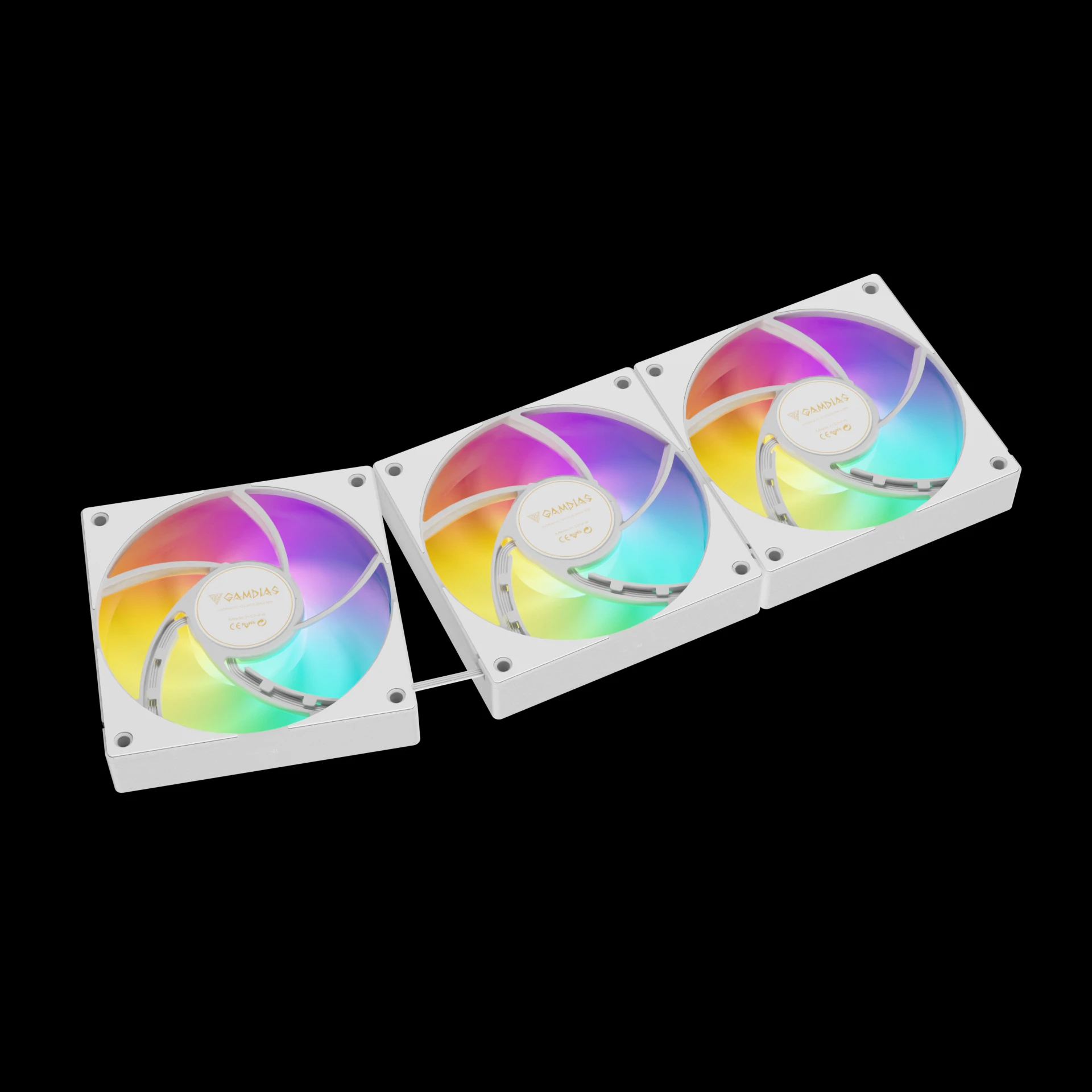 Водно охлаждане Gamdias AURA GL360 v2 WH aRGB Water Cooling 360mm
