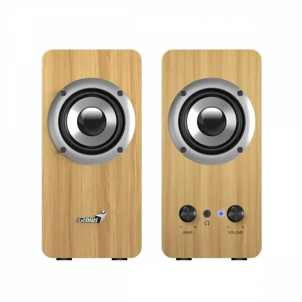 Genius тонколони Speakers 2.0 - SP-HF400 - 10W RMS, Pine Wood